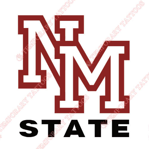 New Mexico State Aggies Customize Temporary Tattoos Stickers NO.5435